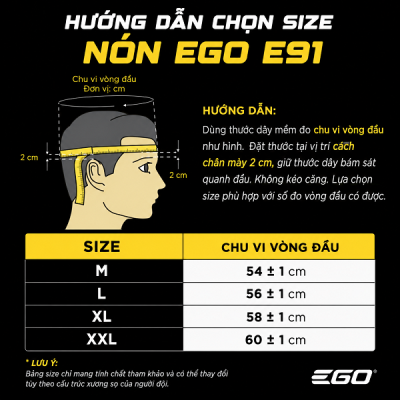 Nón lật hàm EGO E9 xi măng - Ảnh 5