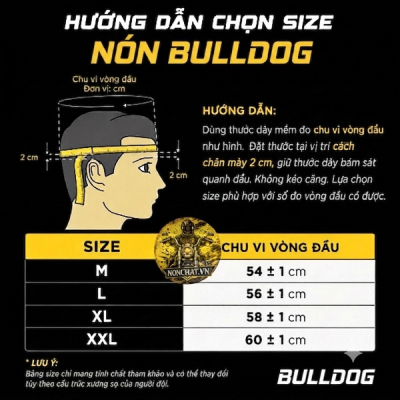 Nón Bulldog POM carbon 3D - Ảnh 4