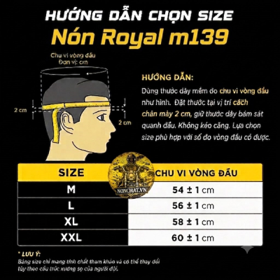Nón Royal M139 đen bóng - Ảnh 4