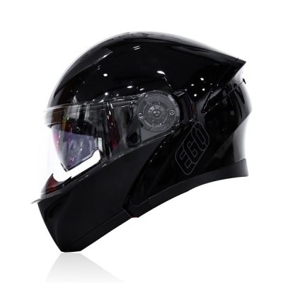Nón lật hàm EGO E9 đen bóng - Ảnh 2