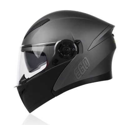 Nón lật hàm EGO E9 xám titan - Ảnh 2