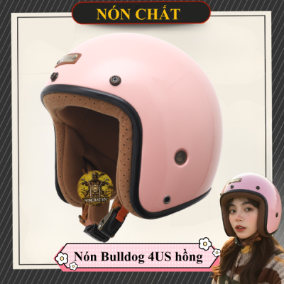 Nón Bulldog 4US Hồng