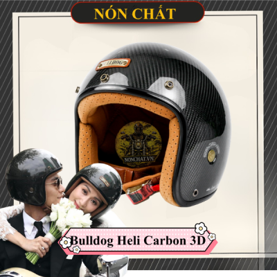 Nón Bulldog Heli Carbon 3D