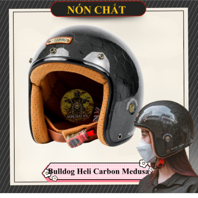 Nón Bulldog Heli Carbon Medusa