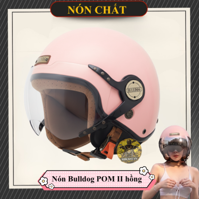 Nón Bulldog POM II hồng