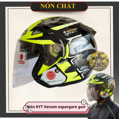 Nón KYT Venom espargaro gun 41 xám