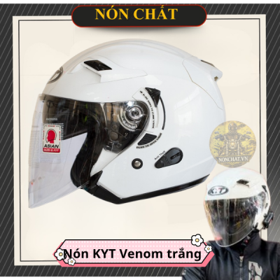 Nón KYT Venom Trắng