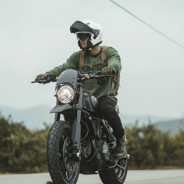 Nón lật hàm EGO E9 trắng - Ảnh 3