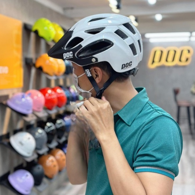 Nón POC P07 trắng bóng - Ảnh 3