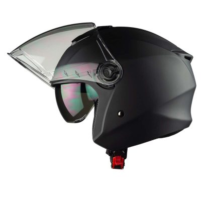 Mũ 3/4 2 kính Royal 668 đen nhám - Ảnh 2