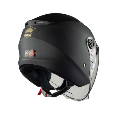 Mũ 3/4 2 kính Royal 668 đen nhám - Ảnh 4