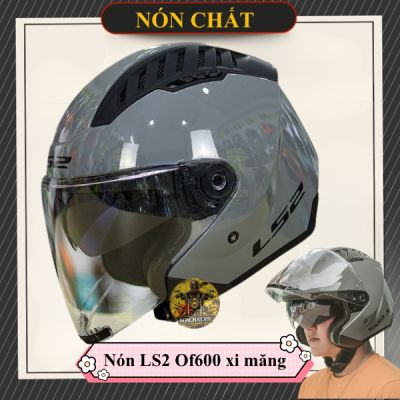 Nón LS2 OF600 Xám Xi Măng