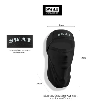 Trùm Đầu Ninja Swat 3in1 - Ảnh 2