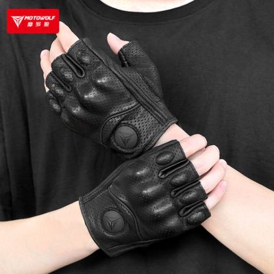 Găng Tay Motowolf MDL 0302B ngắn ngón - Ảnh 3