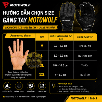 Găng Tay Motowolf MDL 0325 - Ảnh 5