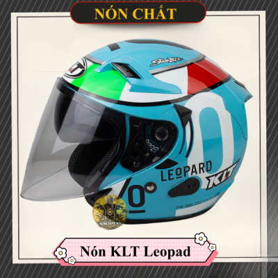 Nón 3/4 KLT 2 Kính Leopad