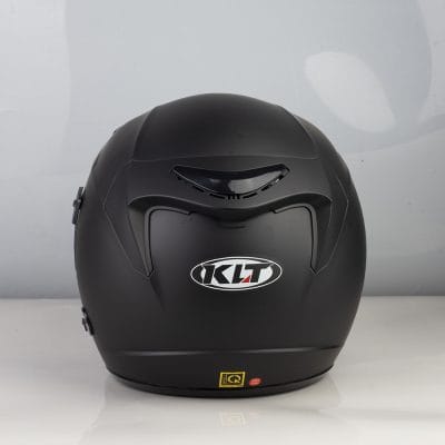 Mũ 3/4 2 Kính KLT Đen Nhám - Ảnh 5
