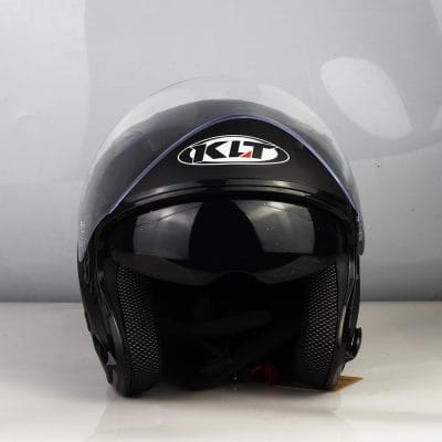 Mũ 3/4 2 Kính KLT Đen Nhám - Ảnh 8