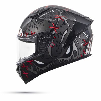 Nón Fullface Yohe 985 đen đỏ - Ảnh 2
