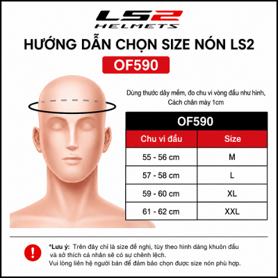 Nón lS2 OF590 trắng - Ảnh 4