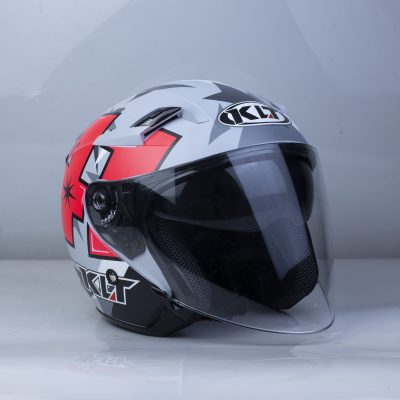 Mũ 3/4 2 Kính 41 Xanh Hồng - Ảnh 10