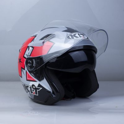 Mũ 3/4 2 Kính 41 Xanh Hồng - Ảnh 9
