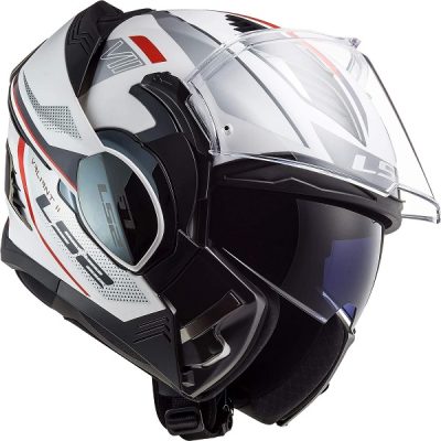 Nón LS2 Lật Hàm FF900 Citius Gloss White Blue - Ảnh 3