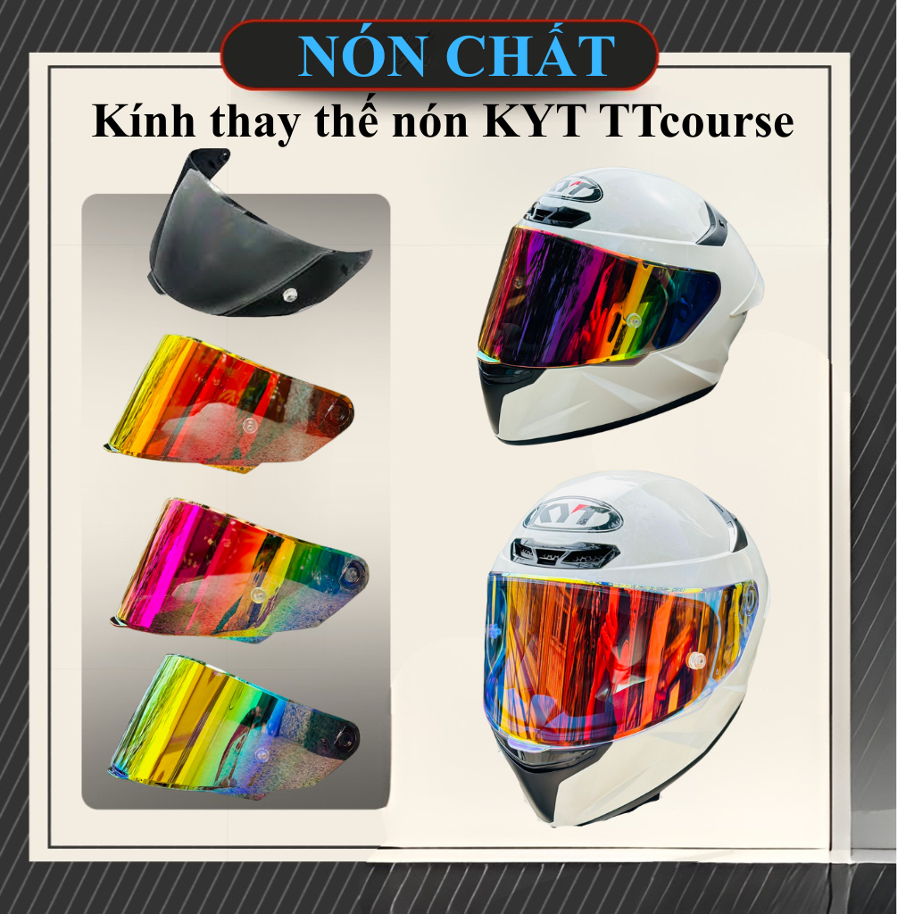 Kính Màu Thay Thế KYT TT-Course