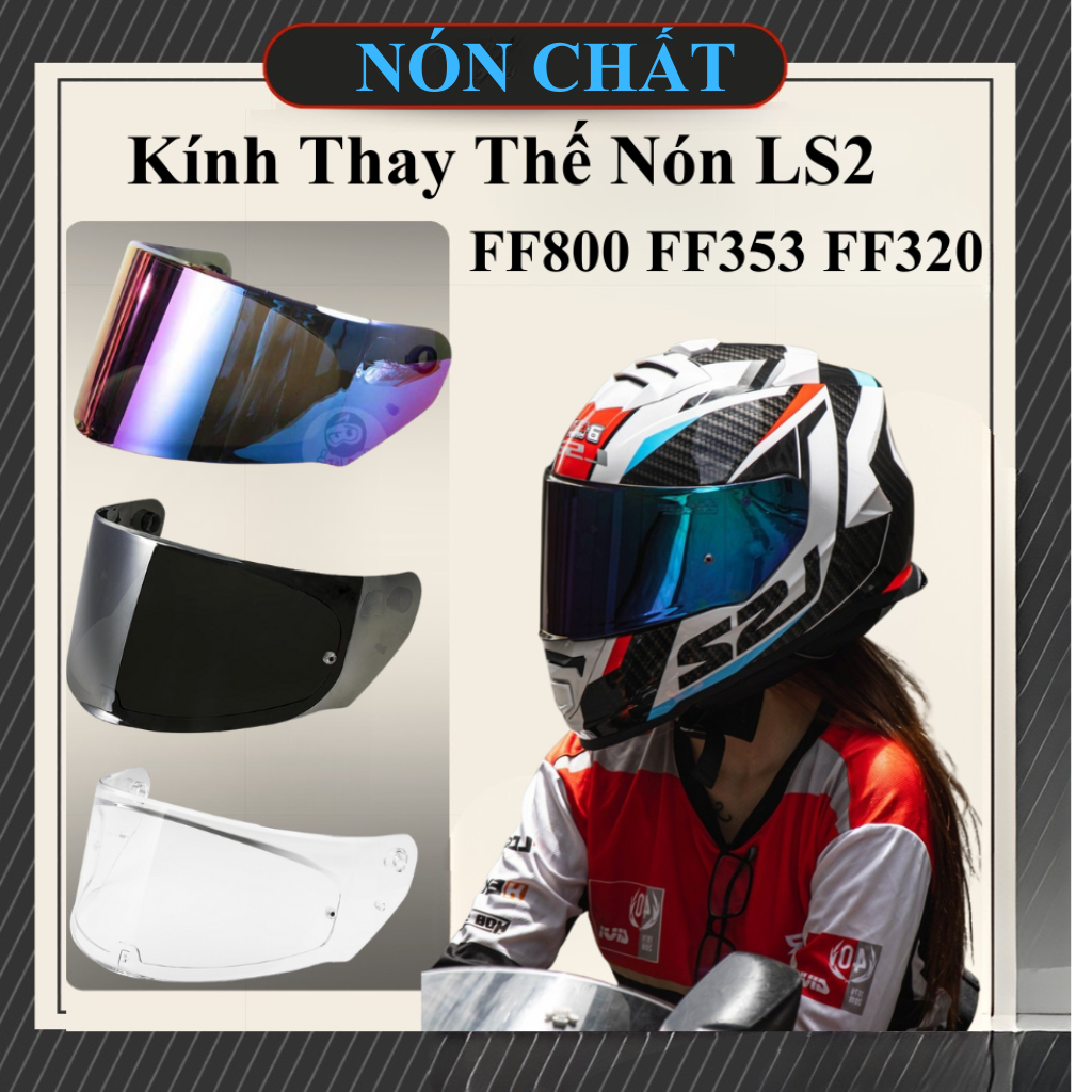 Kính Thay Thế Nón LS2 FF800 FF353 FF320