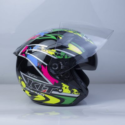 Mũ 3/4 2 Kính KLT Project ZR - Ảnh 2