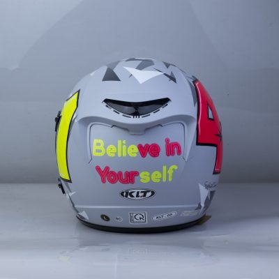 Mũ 3/4 2 Kính 41 Xanh Hồng - Ảnh 7