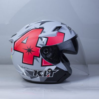 Mũ 3/4 2 Kính 41 Xanh Hồng - Ảnh 11