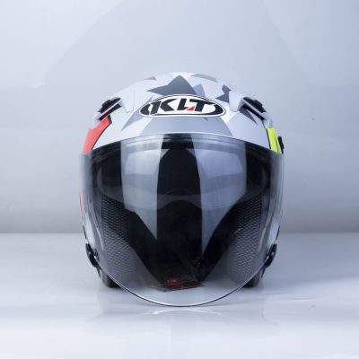 Mũ 3/4 2 Kính 41 Xanh Hồng - Ảnh 3