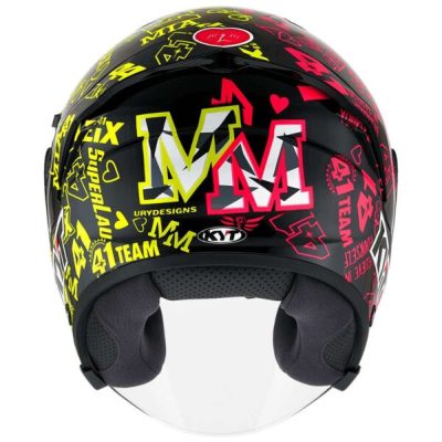 Nón KYT NFJ Espargaro Misano 2020 (41 Xanh Hồng) - Ảnh 4