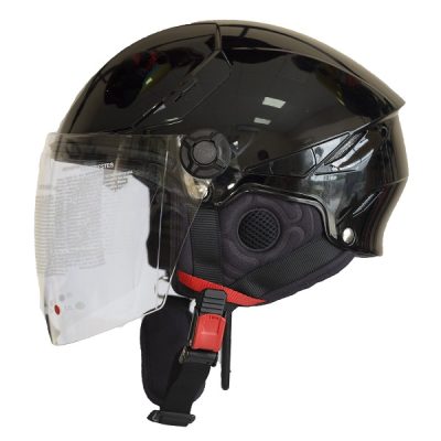 Nón 1/2 KYT Tiger Jet Đen Bóng - Ảnh 2