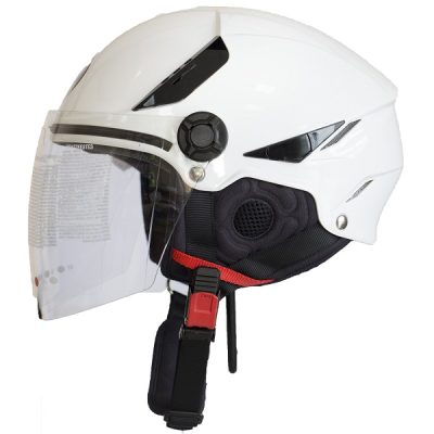 Nón 1/2 KYT Tiger Jet Trắng - Ảnh 2