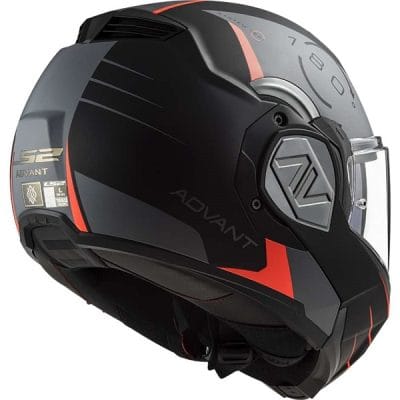 Nón LS2 FF900 Lật Hàm Codex Black Titanium - Ảnh 3