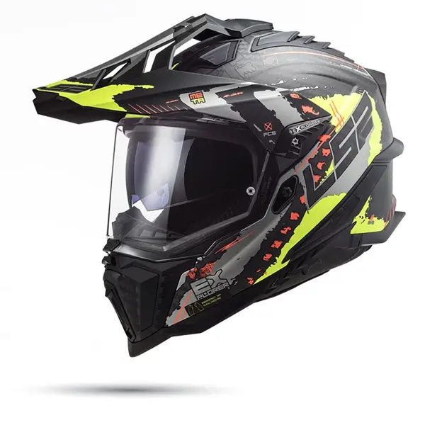Nón LS2 MX701 Cào Cào Carbon Extend Gloss H-V Yellow - Ảnh 2