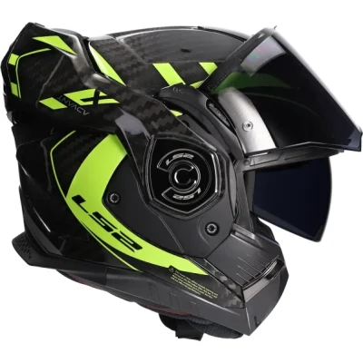Nón Ls2 FF901 Carbon Gạch Vàng - Ảnh 2