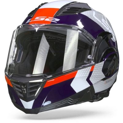 Nón LS2 Lật Hàm FF900 Citius Gloss White Blue - Ảnh 2