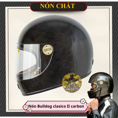 Nón Bulldog CLASICO II Carbon
