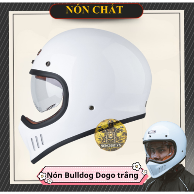 Nón Bulldog DOGO Trắng