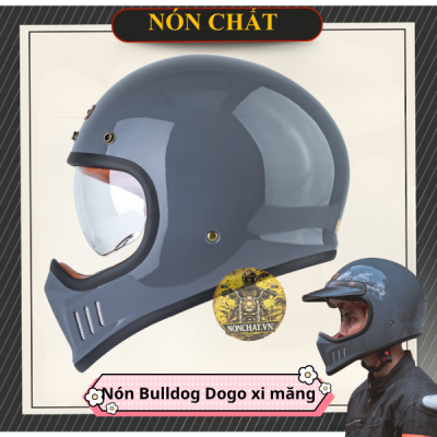 Nón Bulldog DOGO Xám Xi Măng