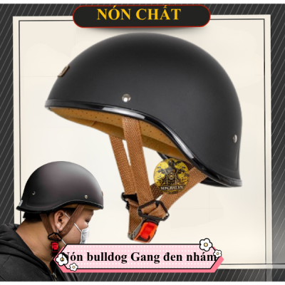 Nón Bulldog Gang Đen Nhám