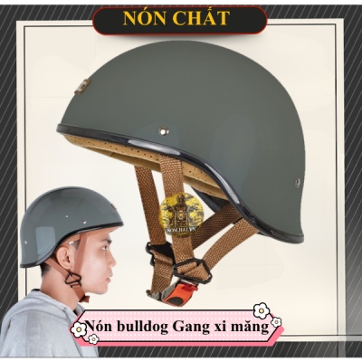 Nón Bulldog Gang Xám Xi Măng