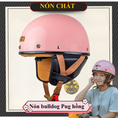 Nón Bulldog Pug Màu Hồng