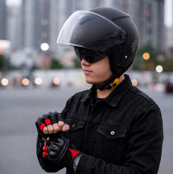 Nón Ego E43 đen nhám - Ảnh 3