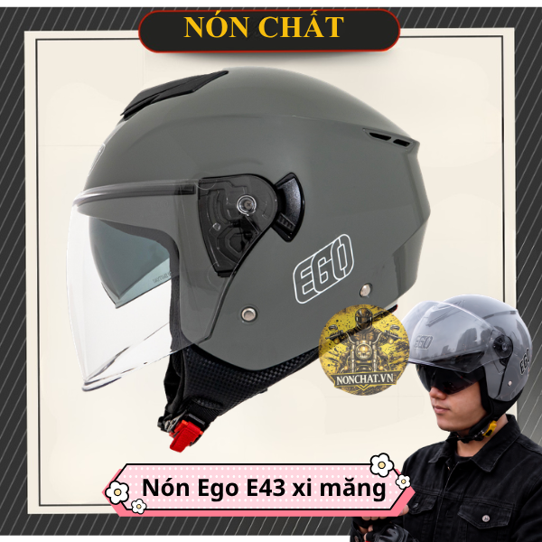 Nón Ego E43 xám xi măng