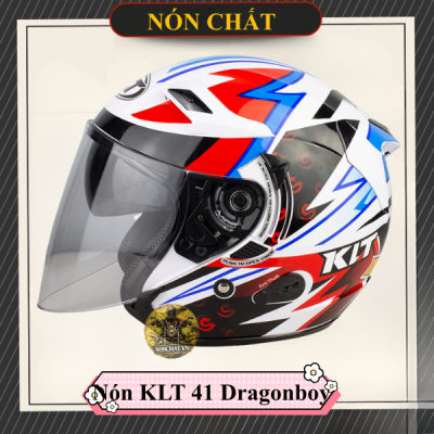 Mũ 3/4 2 Kính KLT Dragonboy