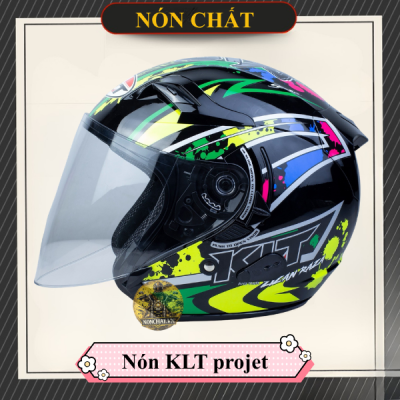Mũ 3/4 2 Kính KLT Project ZR